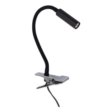 LED Lampa z klipsem LAGOS 1xG9/3W/230V 4000K czarna