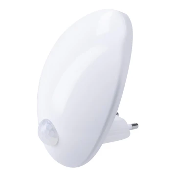 LED Lampka orientacyjna do gniazda z czujnikiem LED/0,7W/230V 3000K