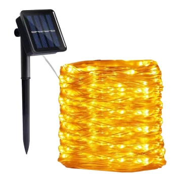 LED - Łańcuch solarny 300xLED/0,12W/1,2V 1xAA 27 m IP44 3000K