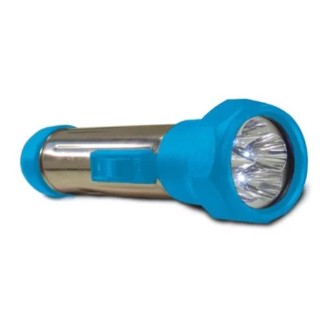 LED Latarka BATERKA LED/0,4W/2xD niebieska