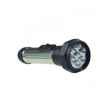 LED Latarka BATERKA LED/0,6W/2xD czarna