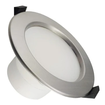 LED Łazienkowa oprawa wpuszczana LED/10W/230V 4000K srebrny IP44