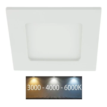 LED Łazienkowa oprawa wpuszczana LED/6W/230V 3000/4000/6000K IP44