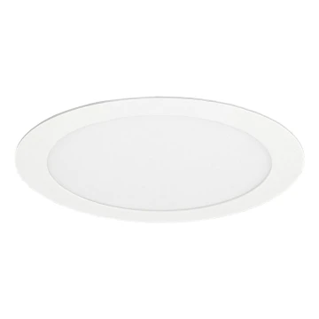 LED Łazienkowa oprawa wpuszczana VEGA LED/18W/230V 2800K śr. 22,5 cm IP44 śnieżna biel