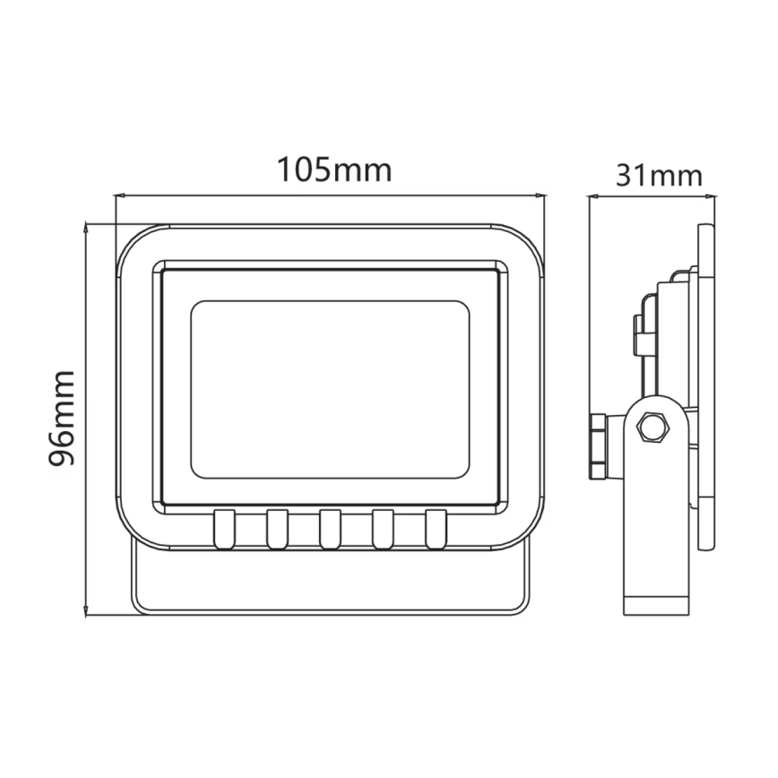 LED Naświetlacz LED/10W/230V 6500K IP65