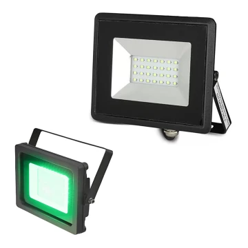 LED Naświetlacz LED/20W/230V IP65 zielony