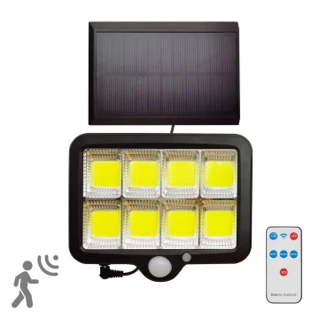 LED Naświetlacz solarny z czujnikiem INTEGRA LED/3W/3,7V IP44 + pilot