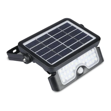 LED Naświetlacz solarny z czujnikiem LED/5W/3,7V IP65 4000K