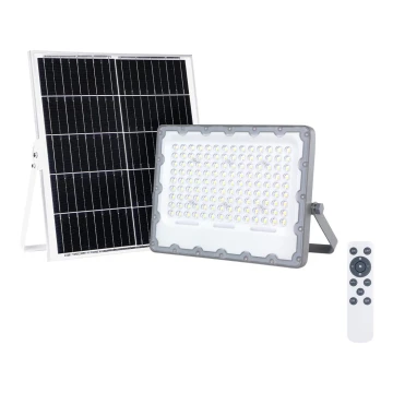 LED Naświetlacz with a solar panel FOCUS 100W/15000 mAh 3,2V 6000K IP65 + zdalne sterowanie