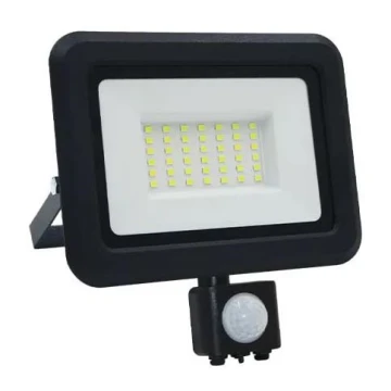 LED Naświetlacz z czujnikiem LED/30W/230V 4000K IP44