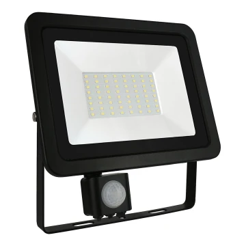 LED Naświetlacz zewnętrzny z czujnikiem NOCTIS LUX 3 LED/50W/230V 3000K IP44 czarny