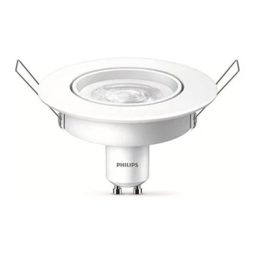 LED Oprawa wpuszczana Philips 1xGU10/4,7W/230V 2700K