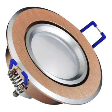 LED Oprawa wpuszczana SŁOŃCE OLAL 1xGU10/3,5W/230V 3000K śr. 8,4 cm złota