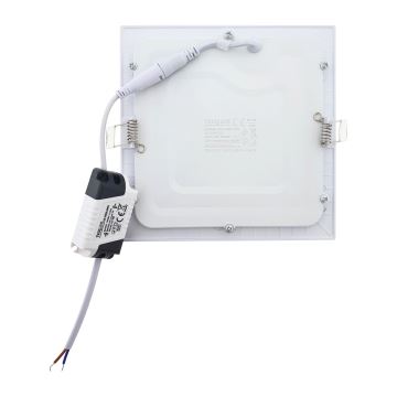 LED Oprawa wpuszczana SQUARE LED/12W/230V 4200K