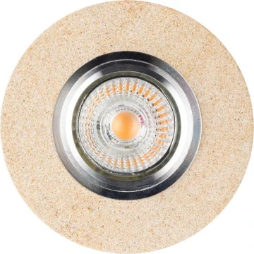LED Oprawa wpuszczana VITAR 1xGU10/5W/230V CRI 90 piaskowiec – certyfikat FSC