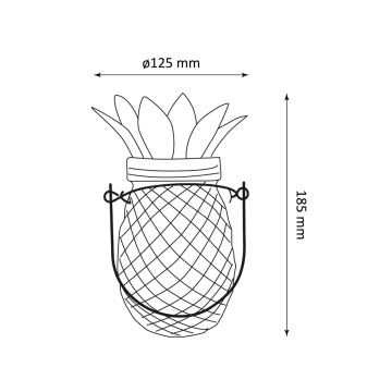 LED Oświetlenie solarne JAR LED/1,2V IP44 ananas