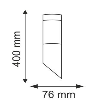 LED Oświetlenie zewnętrzne LIVIA 1xE27/6W/230V IP44