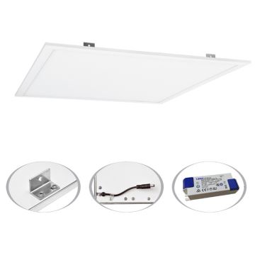 LED panel wpuszczany ZEUS LED/45W/230V 4000K