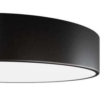 LED Plafon CLEO LED/24W/230V 3000K śr. 30 cm czarny