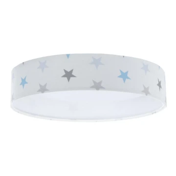 LED Plafon GALAXY KIDS LED/24W/230V stars białe/szare/niebieski