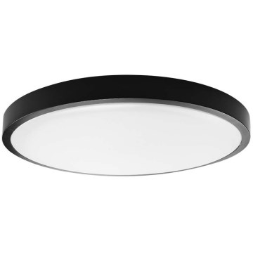 LED Plafon łazienkowy LED/24W/230V IP44 4000K śr. 29 cm czarny