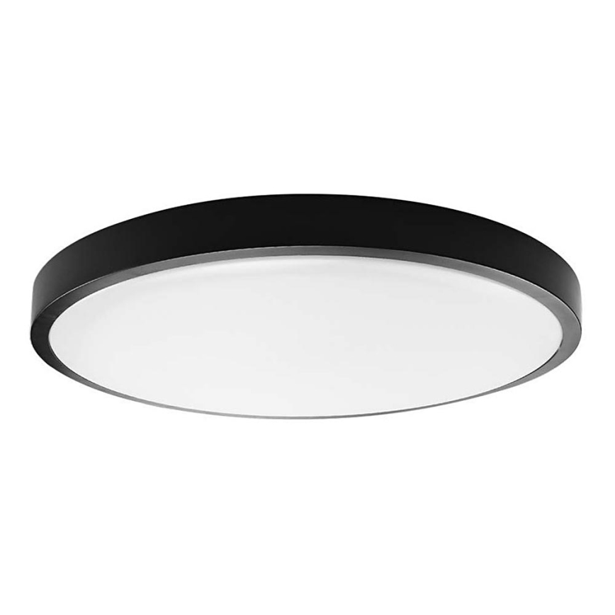 LED Plafon łazienkowy SAMSUNG CHIP LED/24W/230V IP44 6500K śr. 29 cm czarny