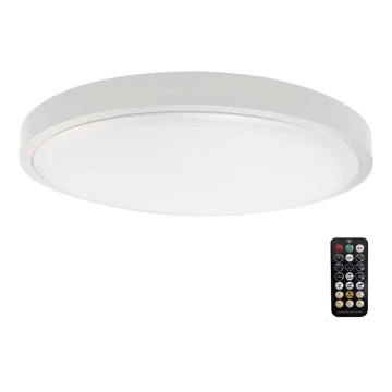 LED Plafon łazienkowy z czujnikiem LED/18W/230V 6500K IP44 biała + pilot zdalnego sterowania