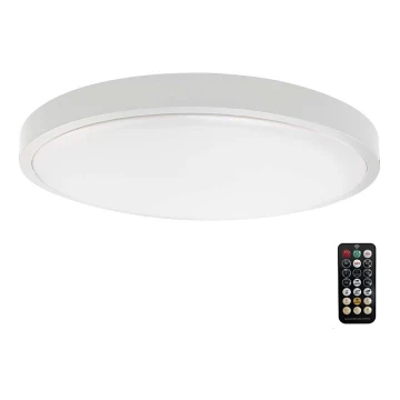 LED Plafon łazienkowy z czujnikiem LED/36W/230V 4000K IP44 biały + pilot zdalnego sterowania