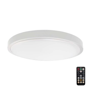 LED Plafon łazienkowy z czujnikiem SAMSUNG CHIP LED/18W/230V IP44 6500K śr. 29 cm biały + pilot zdalnego sterowania