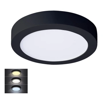 LED Plafon LED/18W/230V 3000/4000/6000K czarny okrągły