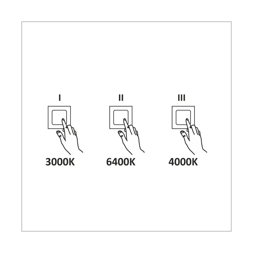 LED Plafon LED/45W/230V 3000K/4000K/6400K śr. 48 cm biały