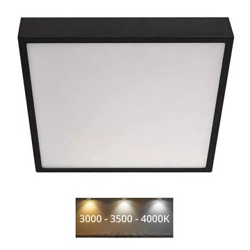 LED Plafon NEXXO LED/28,5W/230V 3000/3500/4000K 30x30 cm czarny