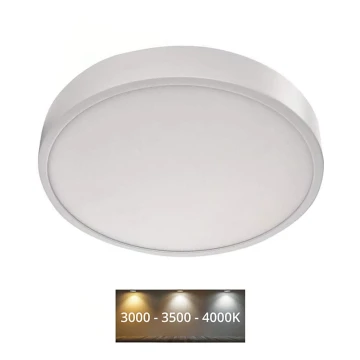 LED Plafon NEXXO LED/28,5W/230V 3000/3500/4000K śr. 30 cm biały