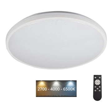 LED Plafon ściemnialny ARVOS LED/37W/230V biały + pilot zdalnego sterowania