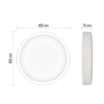 LED Plafon ściemnialny GoSmart LED/30W/230V śr. 40 cm 2700-6500K Wi-Fi Tuya + pilot zdalnego sterowania