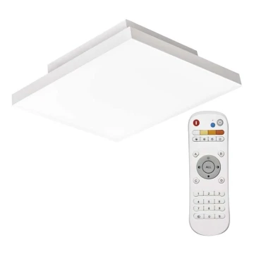 LED Plafon ściemnialny LED/18W/230V 2700K-6000K czworokątny CRI 95 + pilot zdalnego sterowania