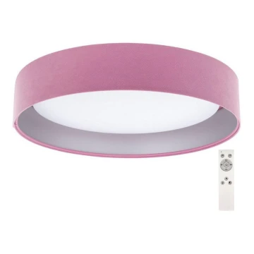 LED Plafon ściemnialny SMART GALAXY LED/24W/230V pink/silver 3000-6500K + pilot