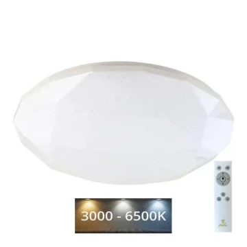 LED Plafon ściemnialny STAR LED/60W/230V 3000-6500K + pilot zdalnego sterowania