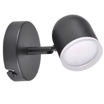 LED Reflektor ścienny  RAWI LED/4,2W/230V czarny
