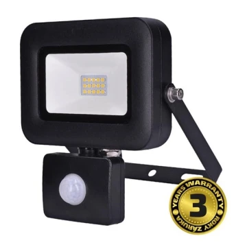 LED Reflektor z czujnikiem LED/10W/230V IP44