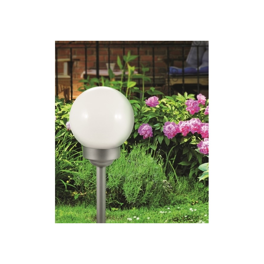 LED RGB Lampa solarna BALL LED/0,2W/AA 1,2V/600mAh IP44