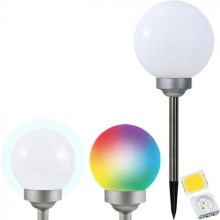 LED RGB Lampa solarna LED/0,2W/AA 1,2V/600mAh IP44