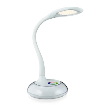 LED RGB Lampa stołowa COSMOS 6,5W/230V biała