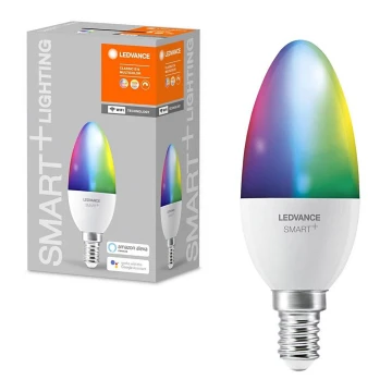 LED RGB Ściemnialna żarówka SMART+ E14/5W/230V 2700K-6500K Wi-Fi - Ledvance