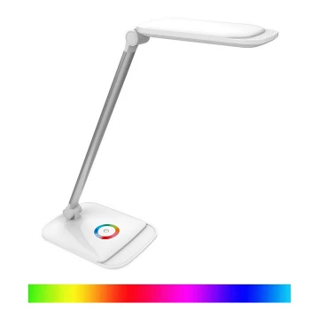LED RGB Ściemniana lampa stołowa dotykowa LED/18W/230V + USB