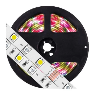 LED RGB Taśma ściemnialna 5m LED/19W/12V IP65