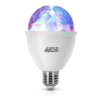 LED RGB Żarówka E27/3W/230V - Aigostar