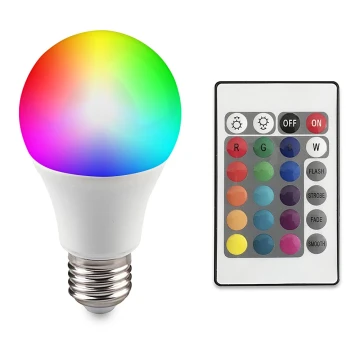 LED RGB Żarówka E27/6W/230V ściemnialna 3000K