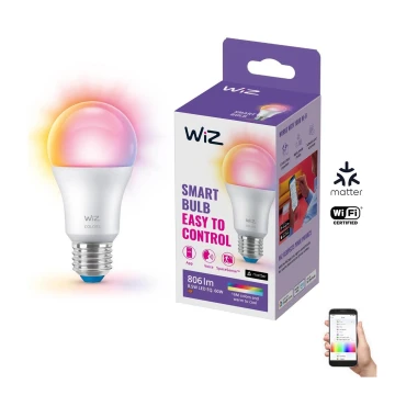 LED RGB Żarówka ściemnialna A60 E27/8,5W/230V 2200-6500K Wi-Fi - WiZ