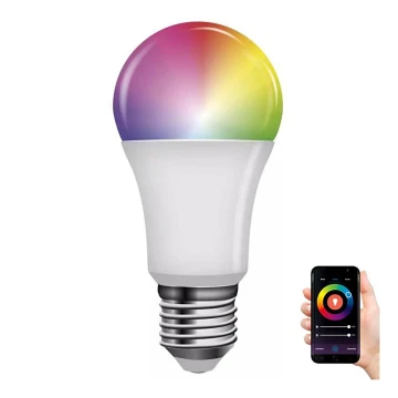 LED RGB Żarówka ściemnialna GoSmart A60 E27/9W/230V 2700-6500K Wi-Fi Tuya